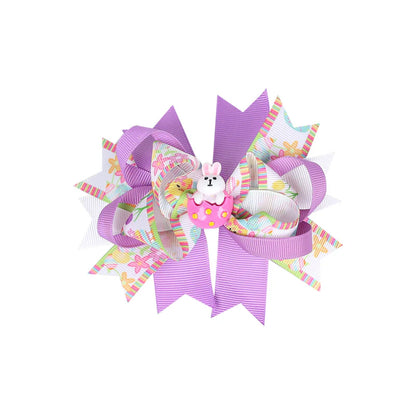 Girls Cute Duck Bunny Headwear Bow For Easter