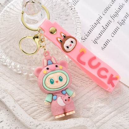 Creative Cartoon Labubu Keychain – Cute & Quirky Sheep Bag Charm