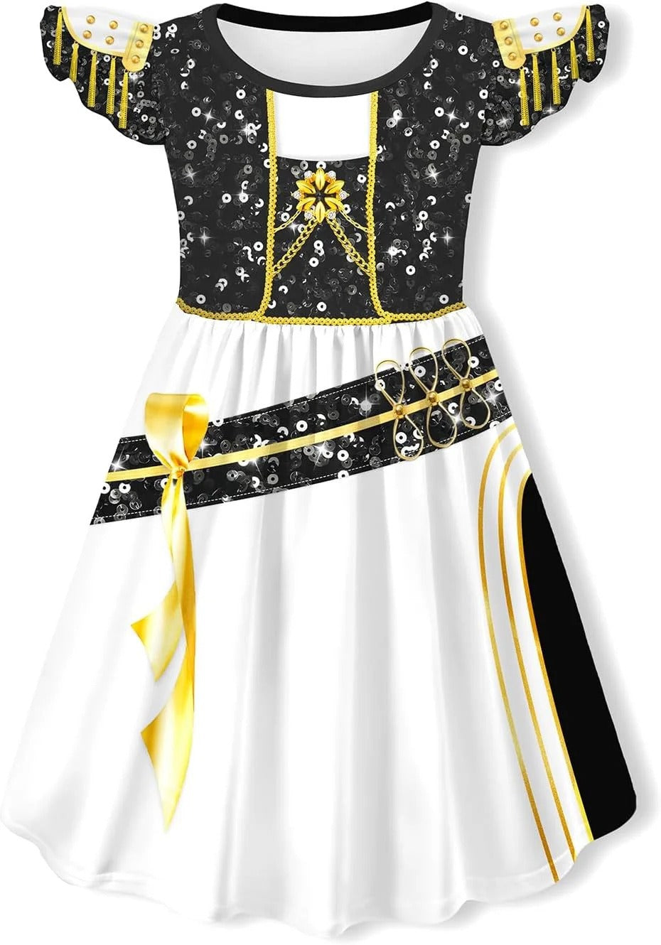 K-POP Demon Hunters Stage Outfit Cosplay Set 3D Digital Print Anime Costume Dress