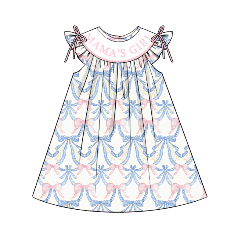 MAMA'S GIRL Summer Embroidery Collection | Personalized Name Dresses & Rompers