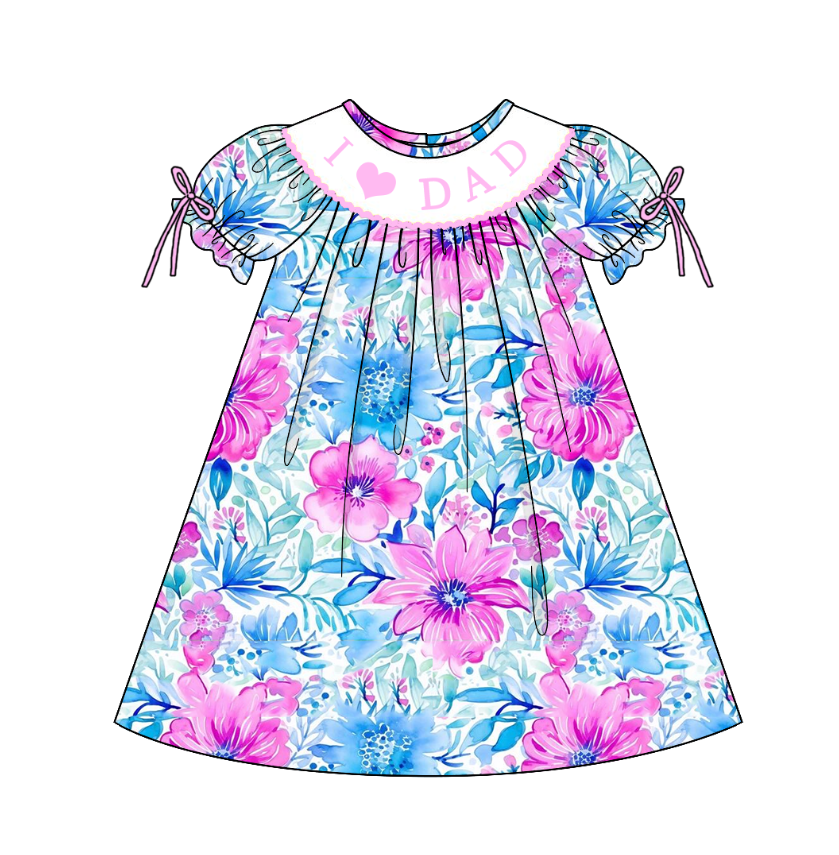 Kids Summer Floral Embroidery Collection Mother‘s Day Dresses & Rompers