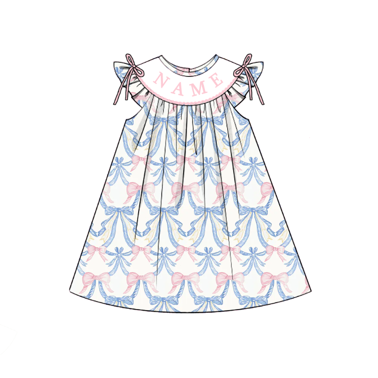 MAMA'S GIRL Summer Embroidery Collection | Personalized Name Dresses & Rompers