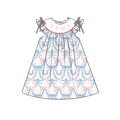 MAMA'S GIRL Summer Embroidery Collection | Personalized Name Dresses & Rompers