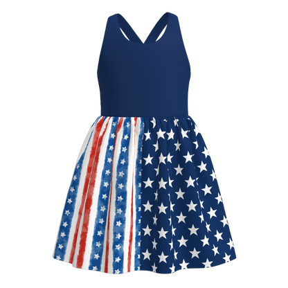 July 4th Family Kit Navy Red Stripes Star Clothes