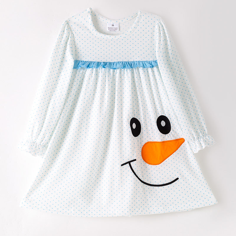 Festive Snowman Embroidery Sibling Set – Christmas Edition