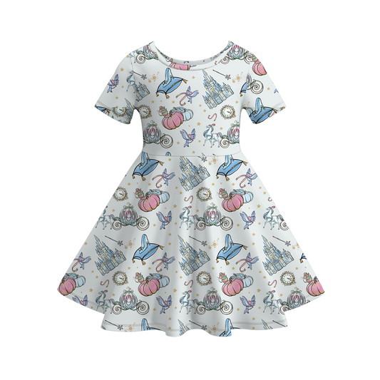 Kids Sibling Cartoon Pumpkin Print Boutique Cute Clothes