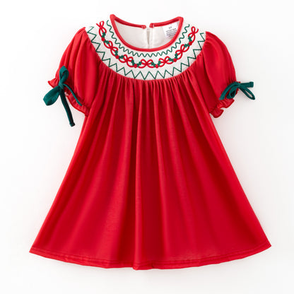 Christmas Embroidery Sibling Collection – Plaid & Festive Charm