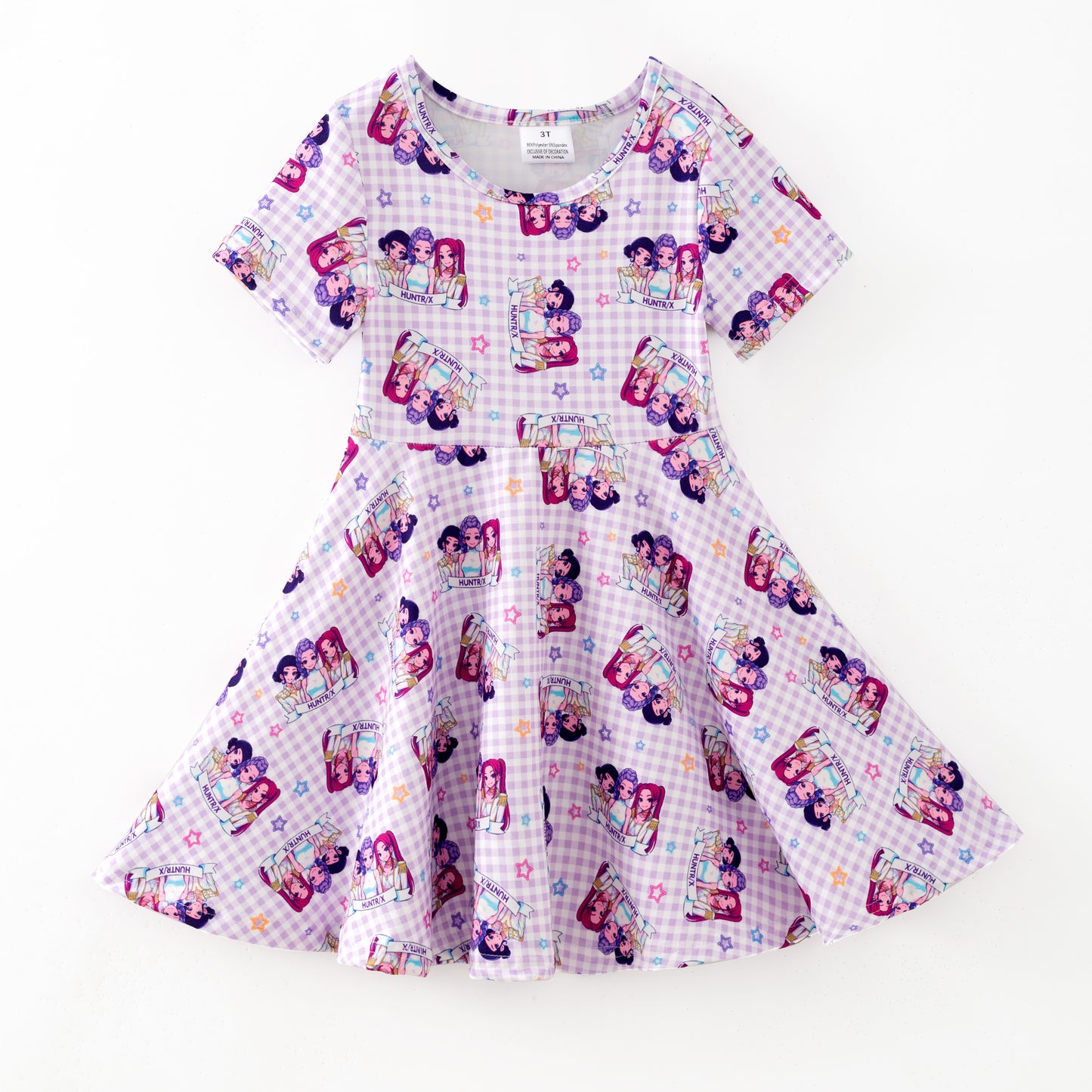 2025 Fall Popular Kpop Demon Hunter Soft Twirl Dress