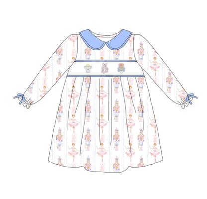 Nutcracker Christmas Smocked Collection | Holiday Magic for Little Ones