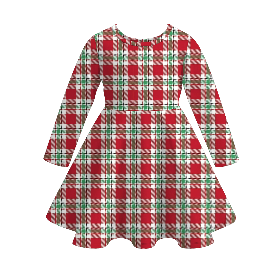 Christmas Red Green Plaid Family Pajama Collection