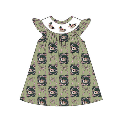 Kids Smock Embroidery Outfit | 2026 Spring Summer Duck Collection
