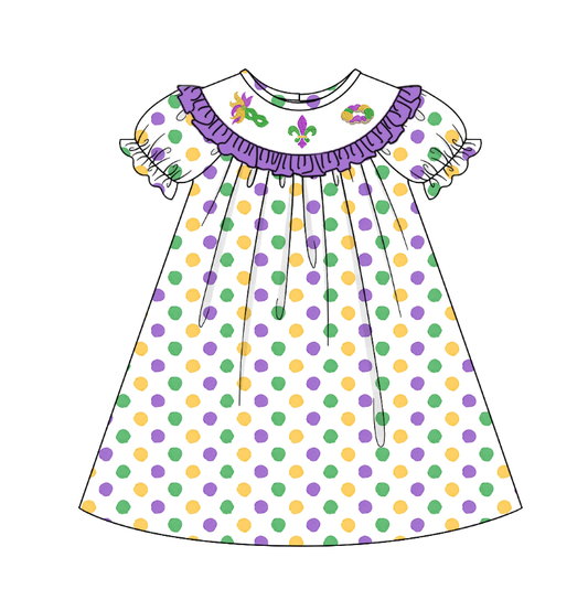 2026 Mardi Gras Exclusive Collection | Smocked & Embroidered Kidswear