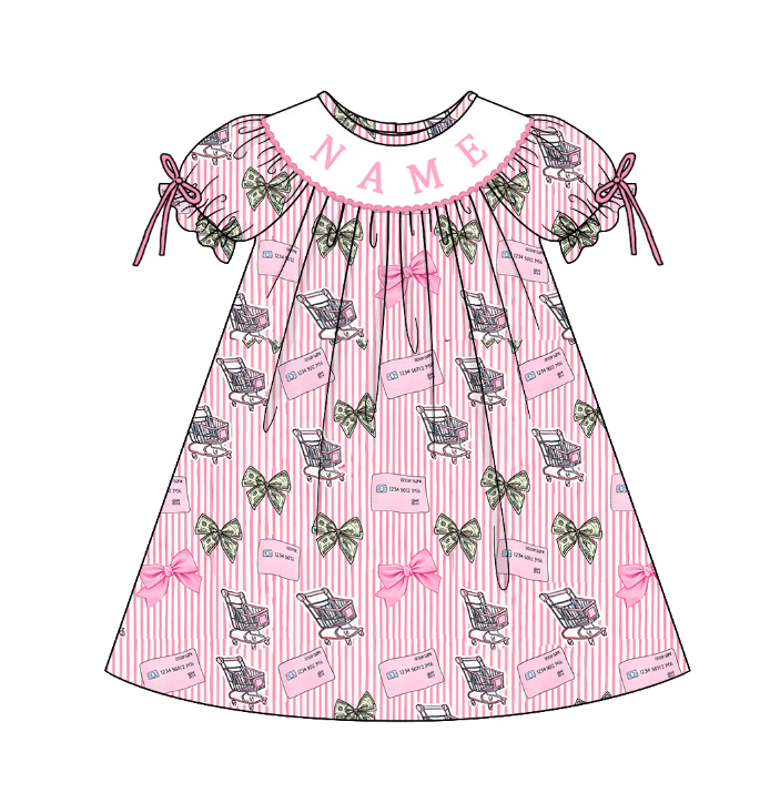 2026 Spring/Summer Pink Bow Collection | Personalized Smocked Kidswear