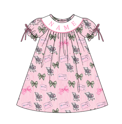 2026 Spring/Summer Pink Bow Collection | Personalized Smocked Kidswear