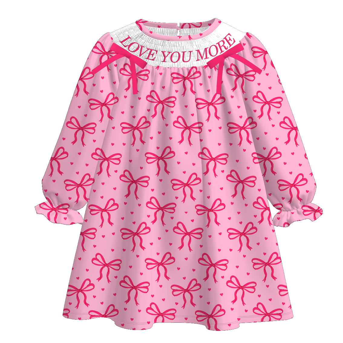 2026 Valentine's Day Smock Embroidery Dress & Romper