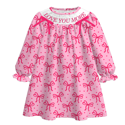 2026 Valentine's Day Smock Embroidery Dress & Romper