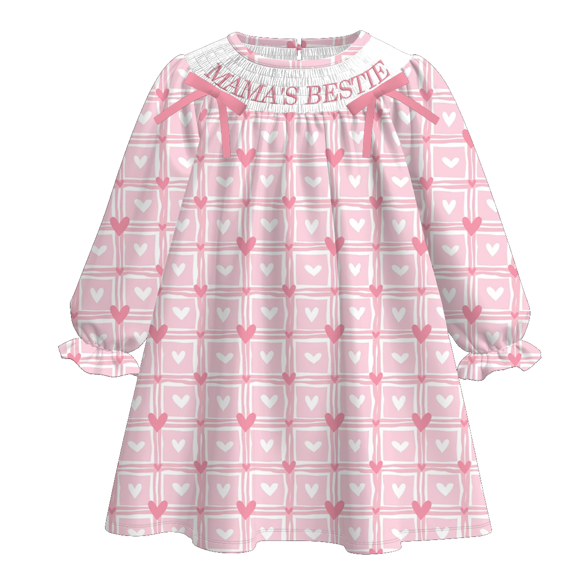 2026 Valentine's Day Smock Embroidery Dress & Romper