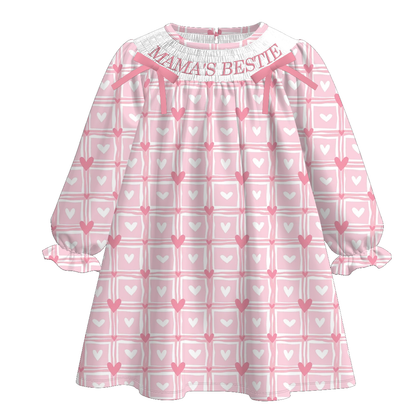 2026 Valentine's Day Smock Embroidery Dress & Romper