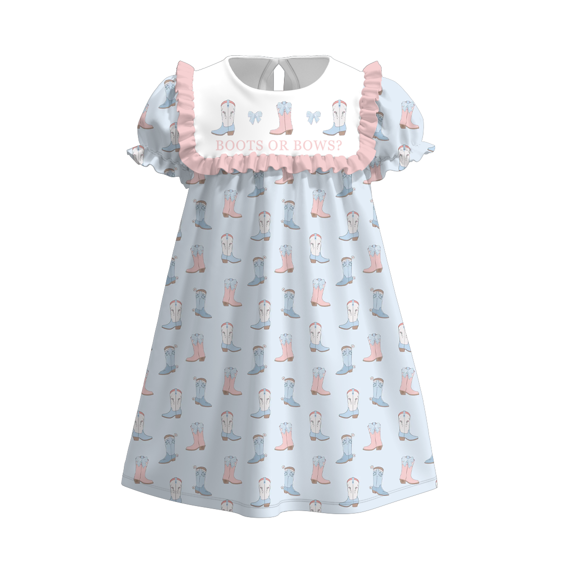 Kids Spring Summer Farm Boot Smock Embroidery Collection