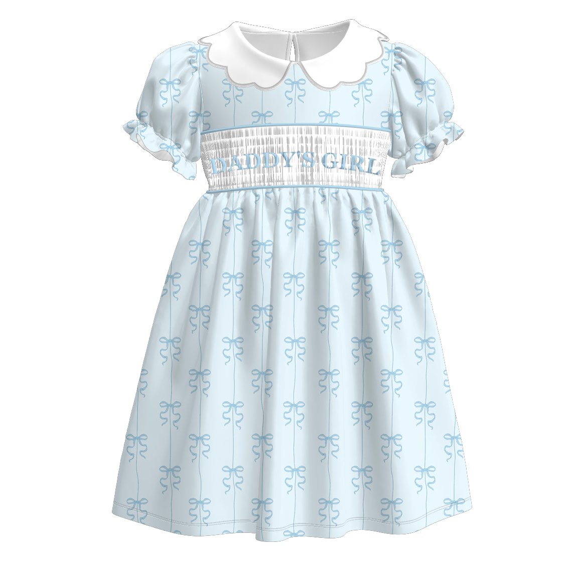 Kids Spring Summer "Daddy's Girl/Bud" Smock Embroidery Collection