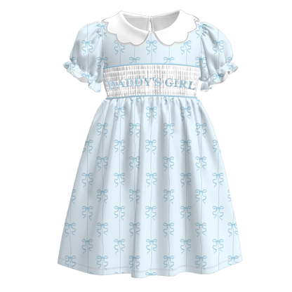 Kids Spring Summer "Daddy's Girl/Bud" Smock Embroidery Collection