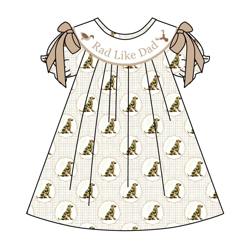 2026 Spring Summer Animal RAD LIKE DAD Embroidery Smocks Collection