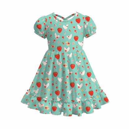 Strawberry & Little Hen Print Spring Collection