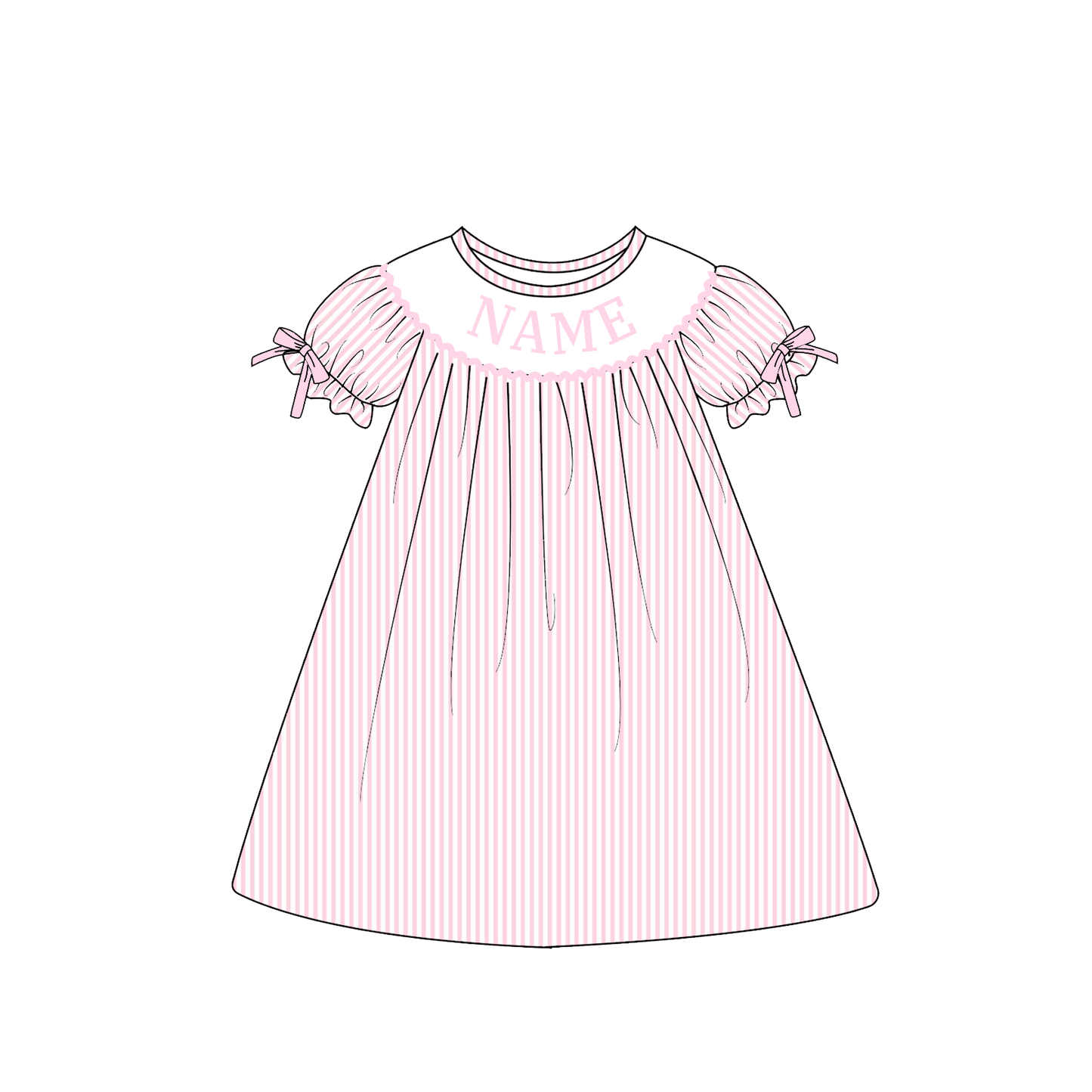 Easter Smocked Custom Name Collection | Exclusive New Designs for Kids