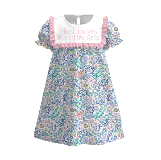“THANK HEAVEN FOR THE LITTLE KIDS” Embroidered Summer Outfit Set Collection