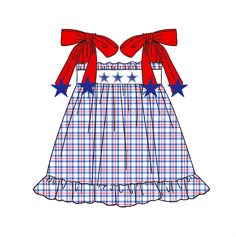 Stars & Stripes Smocked Kids Collection – Patriotic Independence Day Outfits