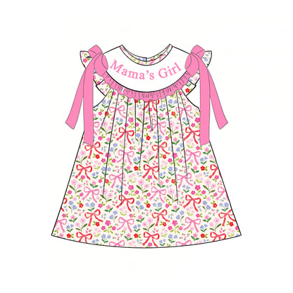 Mama’s Boy & Mama’s Girl Smocked Embroidery Kids Collection – Summer Mother’s Day Outfit Set & Bubble Romper