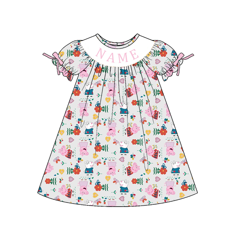Smocked Embroidery Personalized Baby & Kids Clothing Peppa Collection