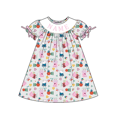 Smocked Embroidery Personalized Baby & Kids Clothing Peppa Collection