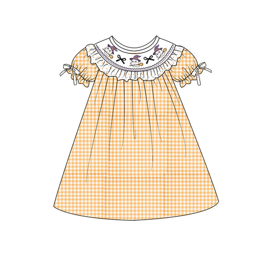 Halloween Smocked Embroidery Collection | Machine-Smocked Baby & Kids Boutique Outfits | Ghost Theme