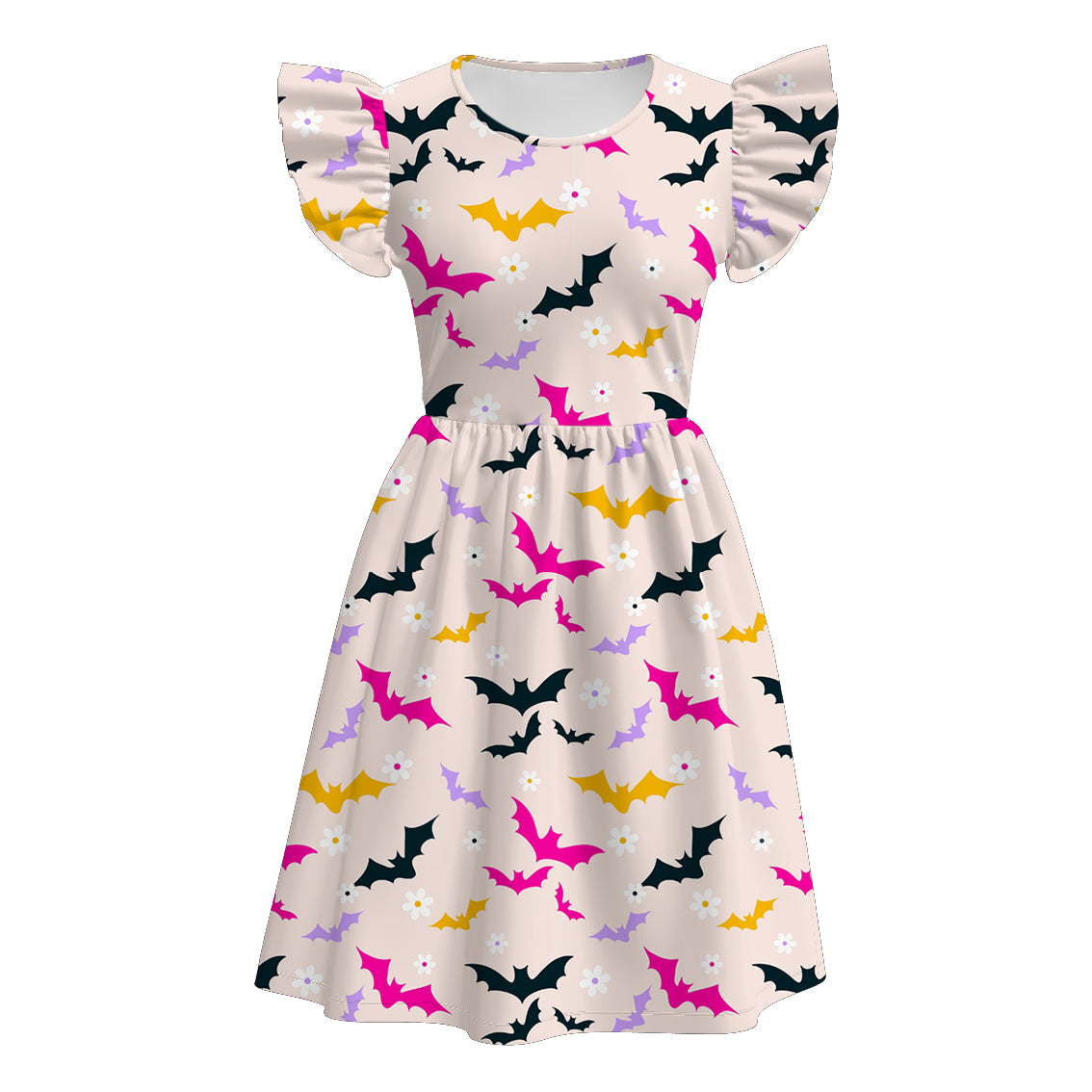 Family Halloween Bat Print Cozy Sibling Soft Clothes