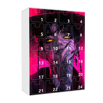 KPOP Demon Hunters 2025 Christmas Advent Calendar Blind Box Backpack & Car Keychain Acrylic Charms 24pcs