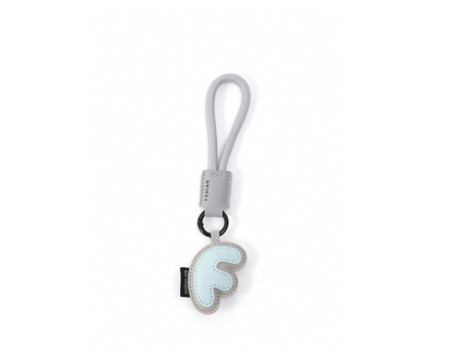 PU Leather 3D Letter A-Z Keychain, Bag & Backpack Charm