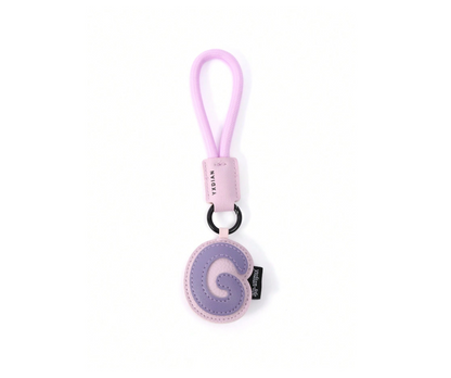 PU Leather 3D Letter A-Z Keychain, Bag & Backpack Charm