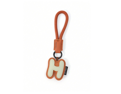 PU Leather 3D Letter A-Z Keychain, Bag & Backpack Charm