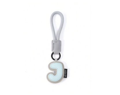 PU Leather 3D Letter A-Z Keychain, Bag & Backpack Charm