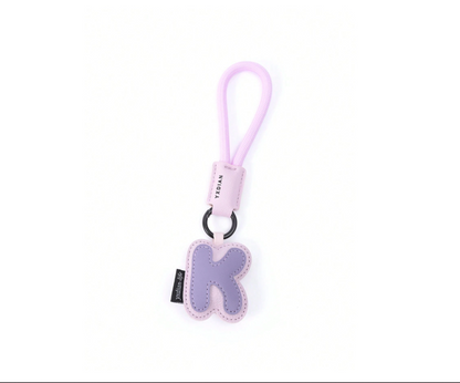 PU Leather 3D Letter A-Z Keychain, Bag & Backpack Charm