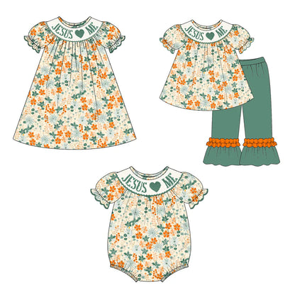 2026 Spring Summer JESUS LOVE ME Smock Embroidery Floral Collection