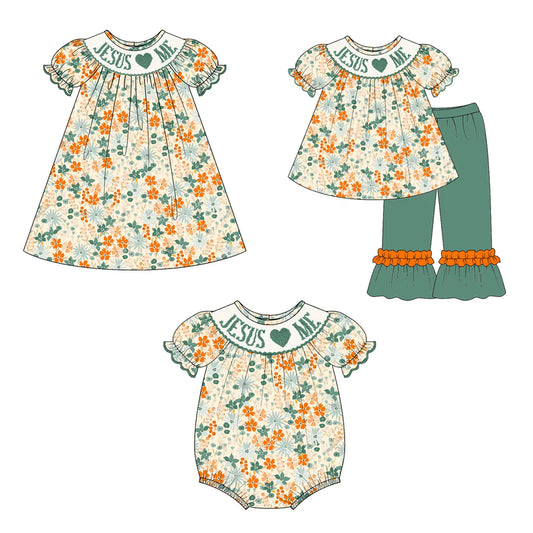 2026 Spring Summer JESUS LOVE ME Smock Embroidery Floral Collection