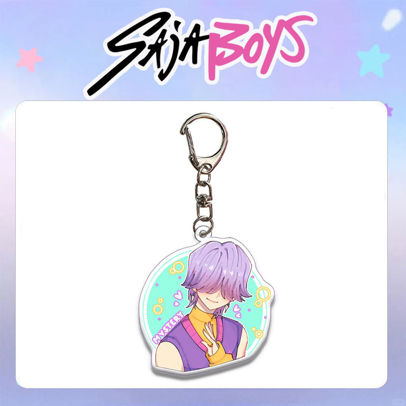 HUNTRIX Demon Hunter Girl & Boy Group Acrylic Keychain Bag Charm KPOP Merchandise