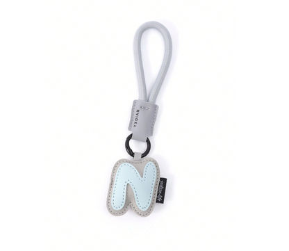 PU Leather 3D Letter A-Z Keychain, Bag & Backpack Charm
