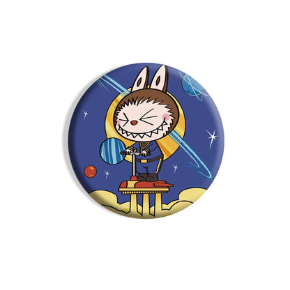Labubu Cartoon Creative Pins, Cute Heart Brooch Badges (Multiple Styles)