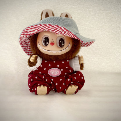 17cm Labubu Dress Up Set Outfit Changeable Costume