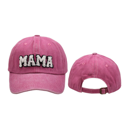Towel Embroidery MAMA MINI Solid Color Parent Child Cap