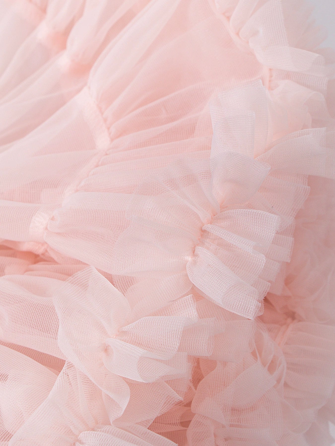 Toddler Girls Summer Tutu Tulle Pink Skirt