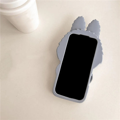 Labubu 3D Devil-Inspired Silicone Phone Cover Compatible with iPhone